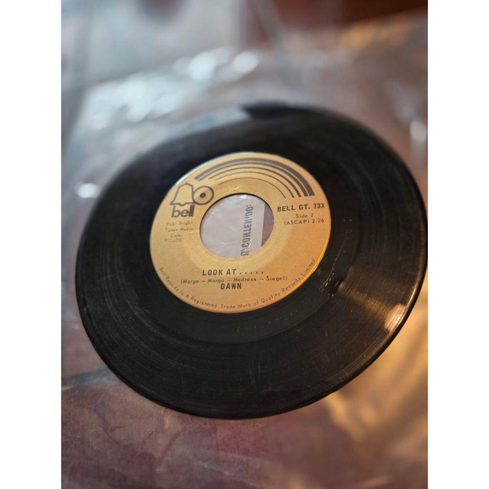 Dawn Vinyl Record no case 45 look at... candida m28
